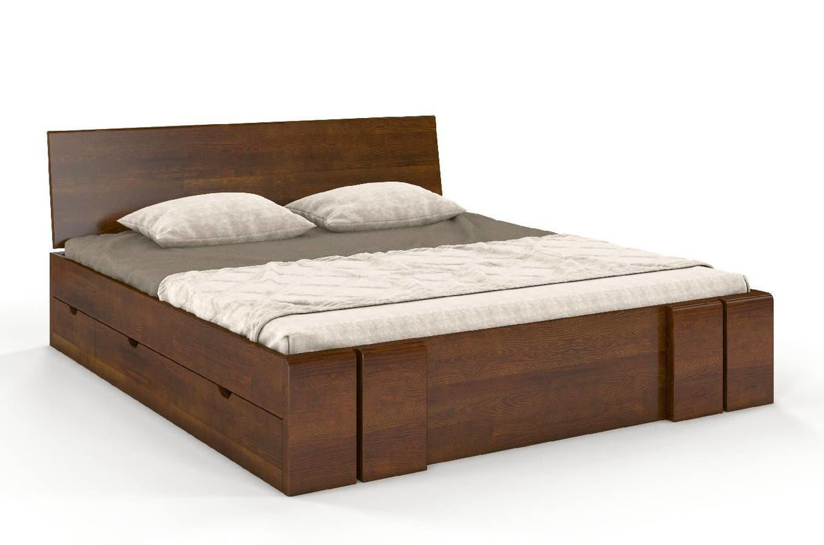 VESTRE Pine Maxi Bed with 4 Drawers