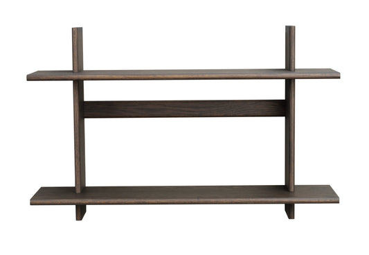 Westlock Wall Shelf 75 x 48 cm – Brown Oak