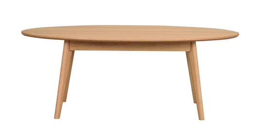 YUMI Oval Coffee Table 130CM – Oak