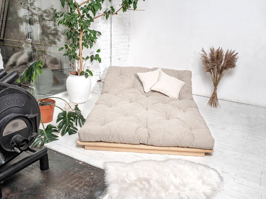 LAYTI Futon-Sofa 140 cm