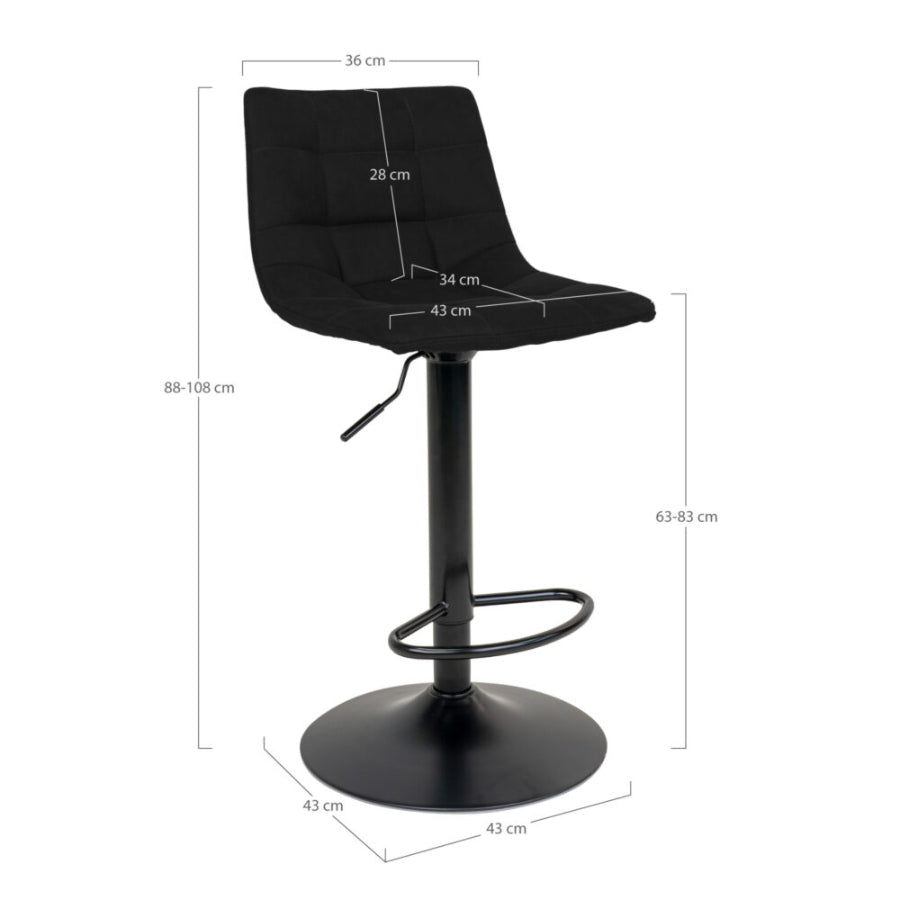 MIDDELFART Barstühle – 2er-Set