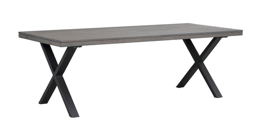 Rowico BROOKLYN X Legs Smoked OAK Dining Table 220/320CM