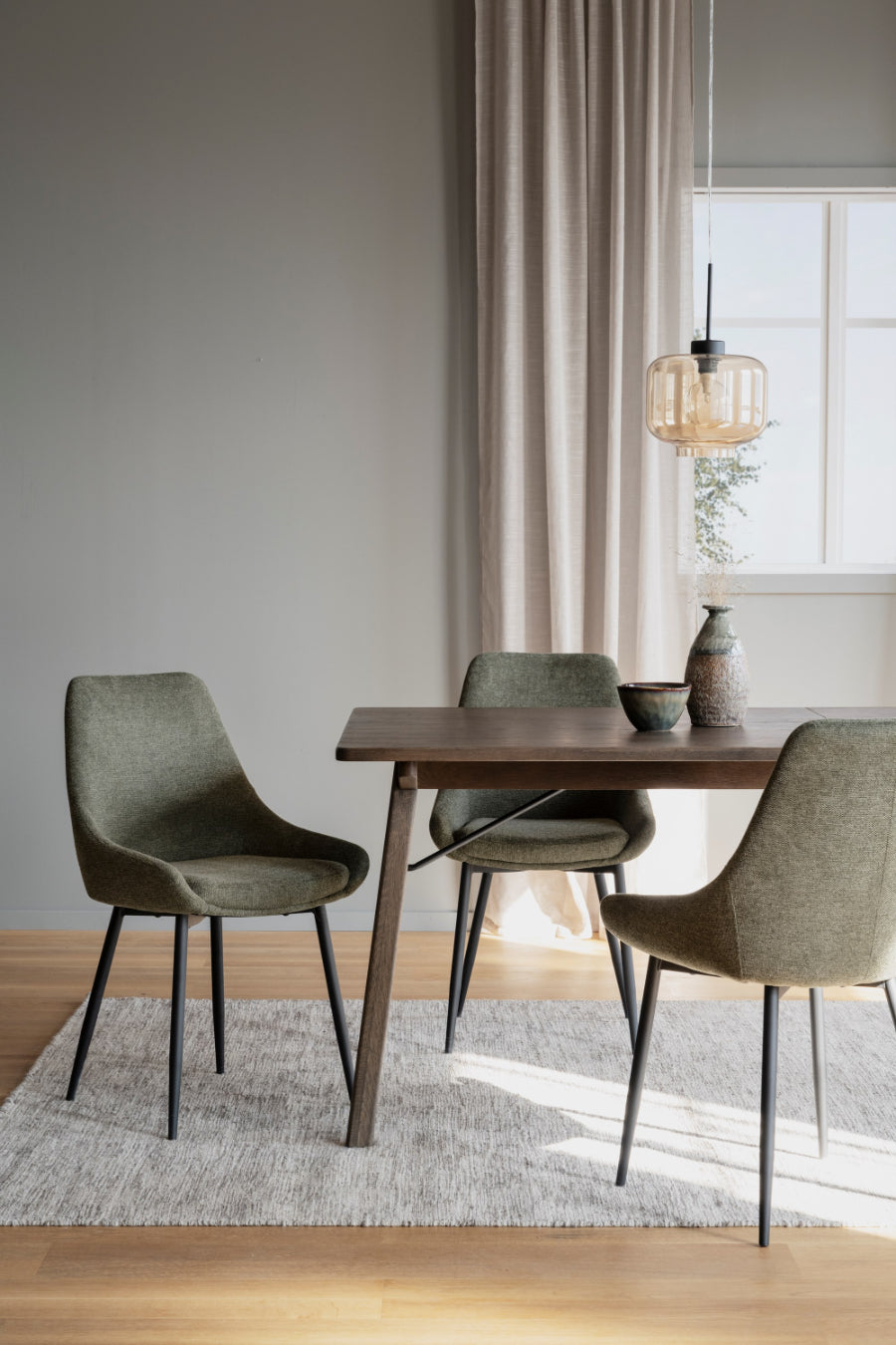 Rowico SIERRA Fabric Set of 2 Chairs