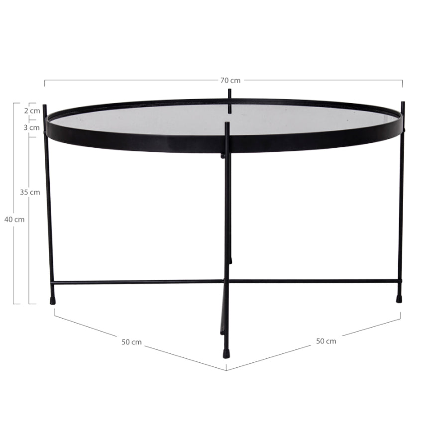 Mesas de centro VENEZIA Ø48CM y Ø70CM