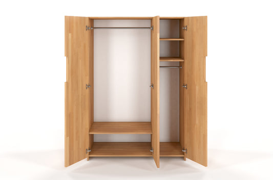 BERGMAN 3 Door Wardrobe - Beech