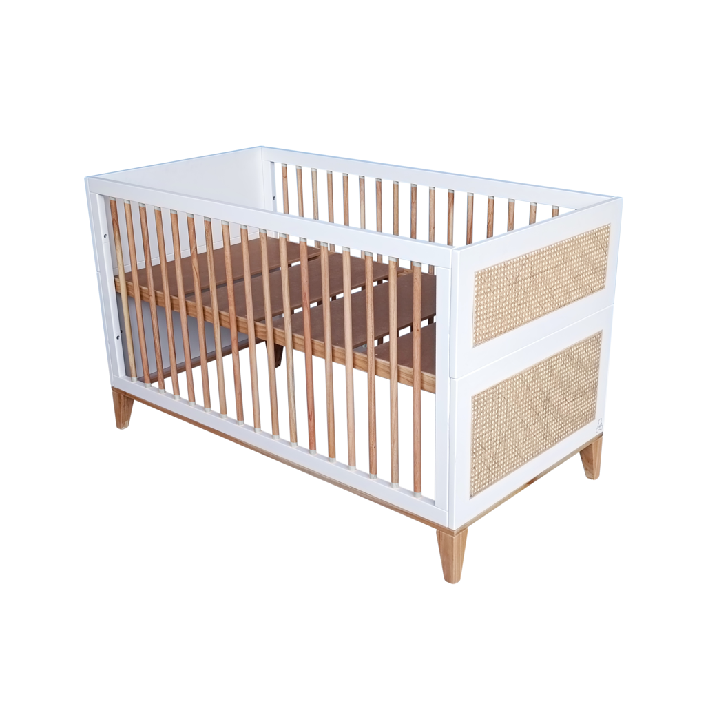 Cama evolutiva Nami Ratán 70 x 140 - Neige