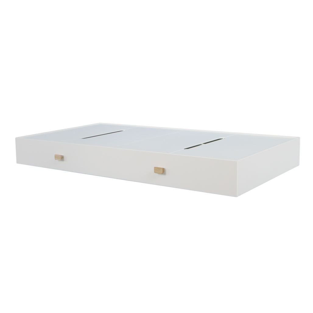 Marelie Bettschubladen-Rollbett 70 x 140 – Mond