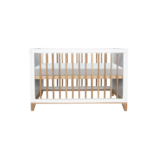 Cama evolutiva Naia ratán 60x120 - Neige