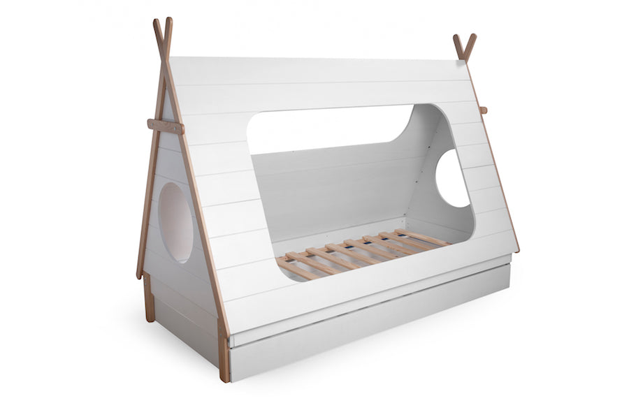 TEEPEE Cabin Kids Bed, WOOOD- D40Studio