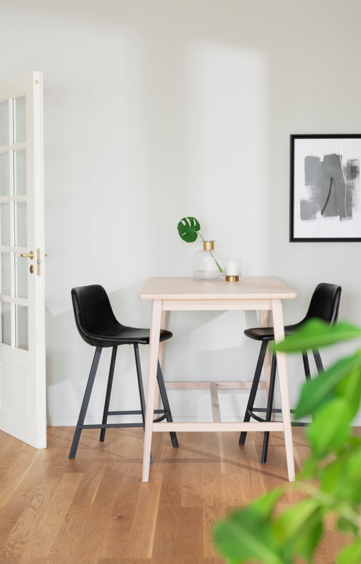 Rowico AUBURN Bar Black Chair Set of 2