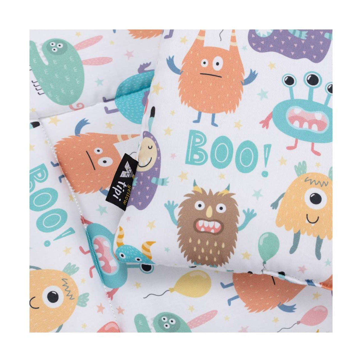 Ropa de cama con relleno de monstruos