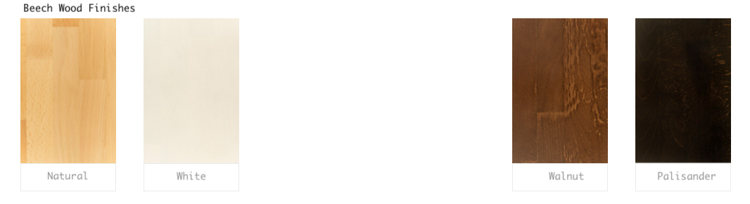 Cómoda de 8 cajones de haya SPECTRUM