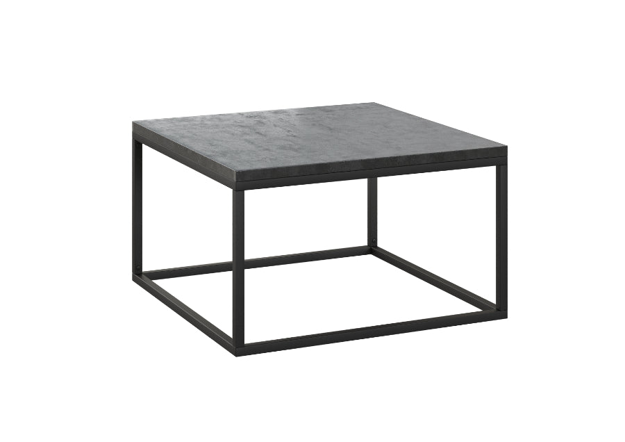 CASØ STONE Schwarzer Couchtisch 85CM