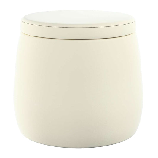 Candy Jar Pouf - Creamy White