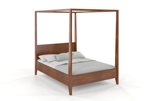 CANOPY Walnut Beechwood Bed
