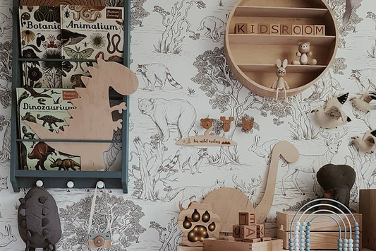 ANIMALS Natural Wallpaper 100x280CM