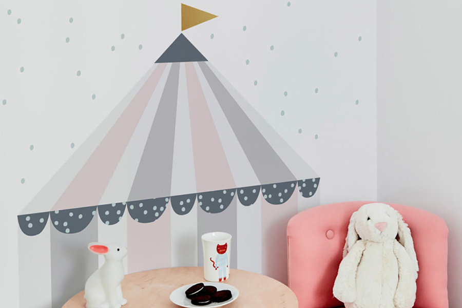 CIRCUS Pastel Wall Sticker