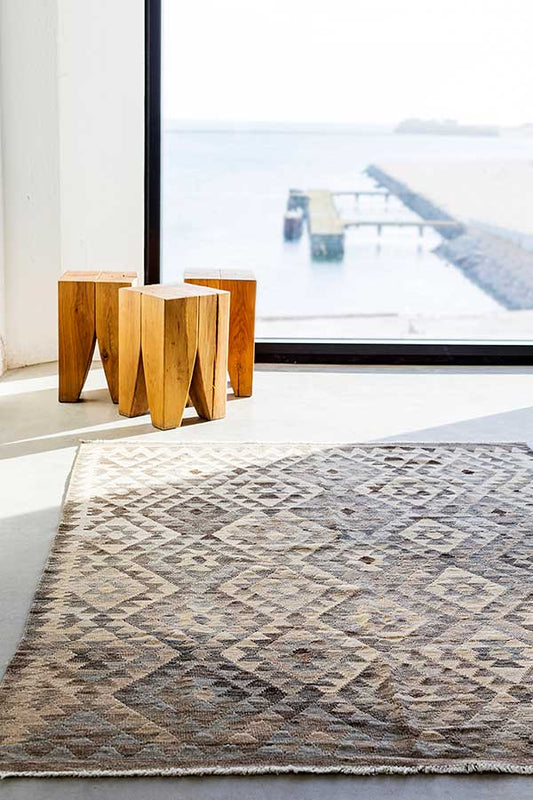 NATURAL KELIMS Rug, Massimo- D40Studio