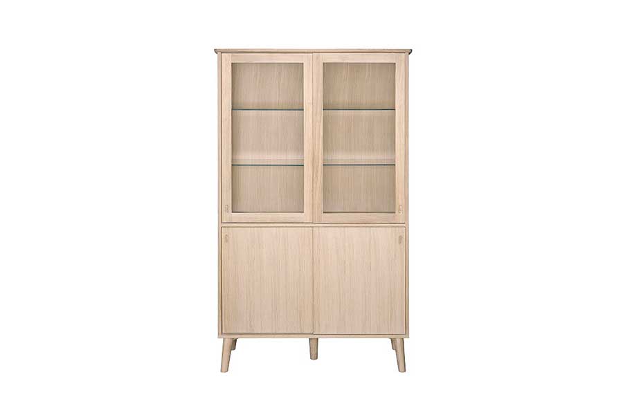 SORØ 120 Glass Cabinet 115CM, CASØ- D40Studio