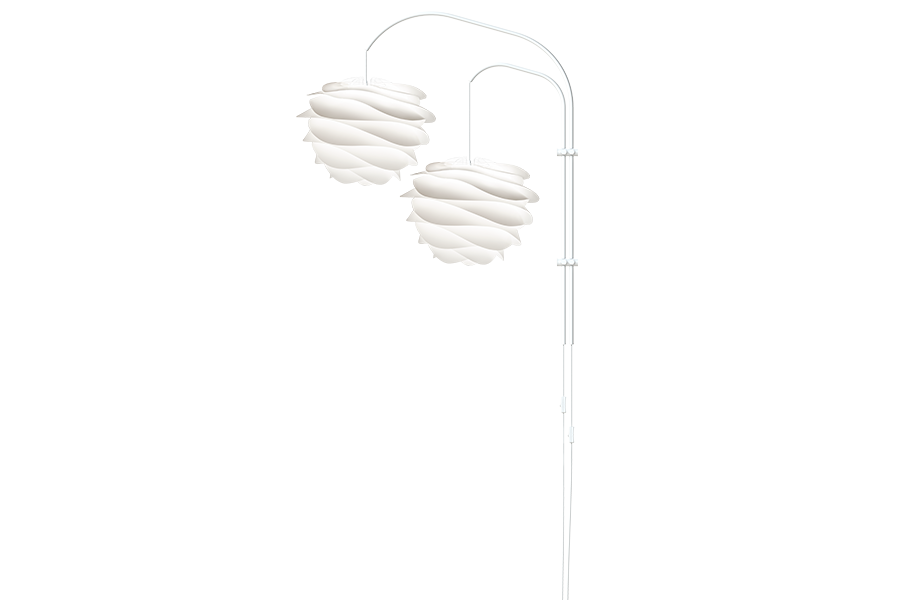 CARMINA DOUBLE WILLOW WHITE Wall Lamp, UMAGE/VITA Copenhagen- D40Studio