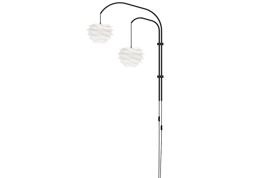 CARMINA DOUBLE WILLOW WHITE Wall Lamp, UMAGE/VITA Copenhagen- D40Studio