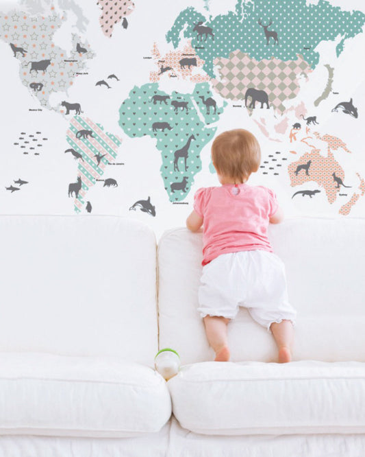 MAP 2 Pastel Wall Sticker