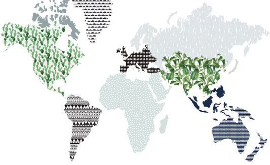 MAP 4 Navy Blue Wall Sticker