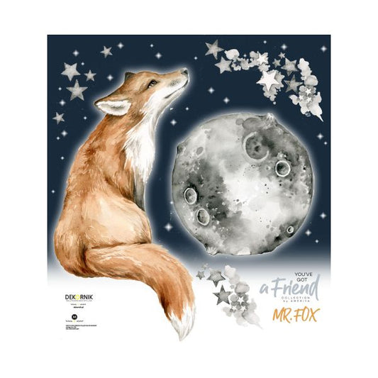 MR. Fox Wall Sticker 70x75CM