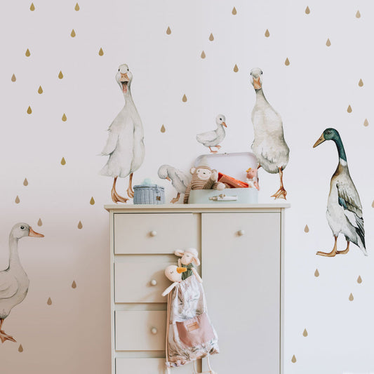 WHITE Ducks / Return to Innocence Wall Sticker