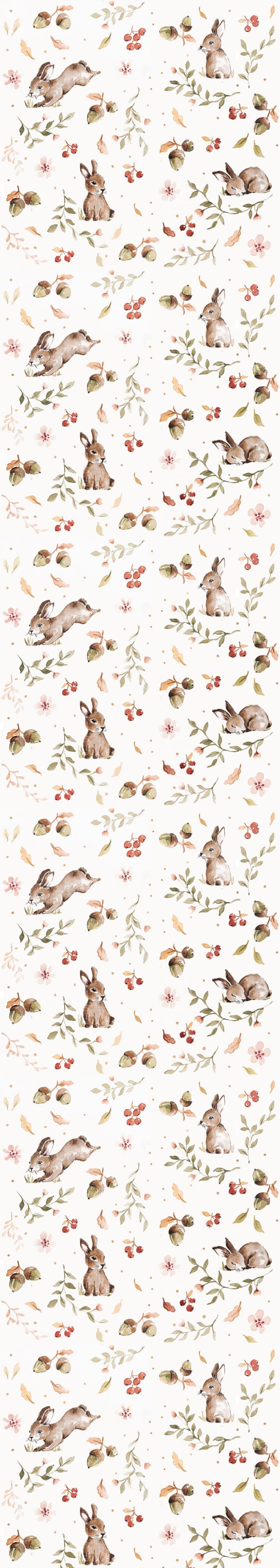 Fondo de pantalla Conejos FELICES 50x280CM