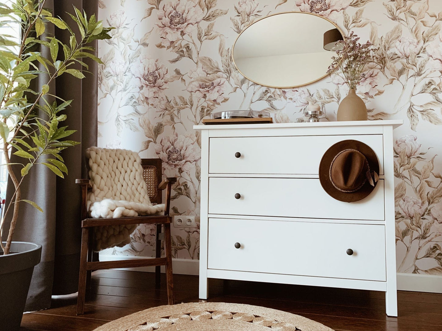 Papel pintado PEONÍA 100x280CM