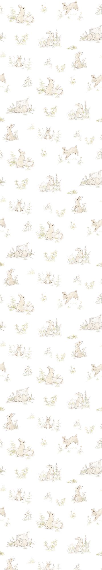 RABBIT Day Klassische Tapete 50x280CM