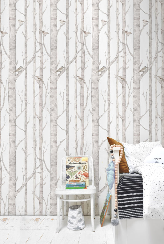 SCANDINAVIAN Birkenwald Tapete