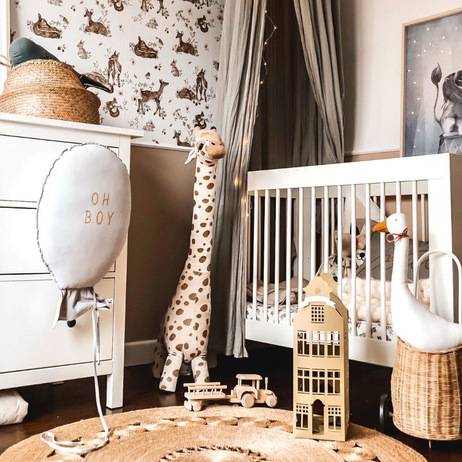 DEER Meadow White Wallpaper 50x280CM