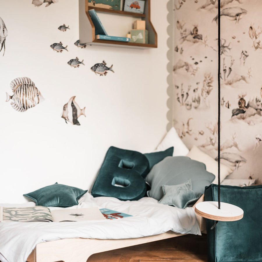 UNDERWATER World Grey Wallpaper 100x280CM