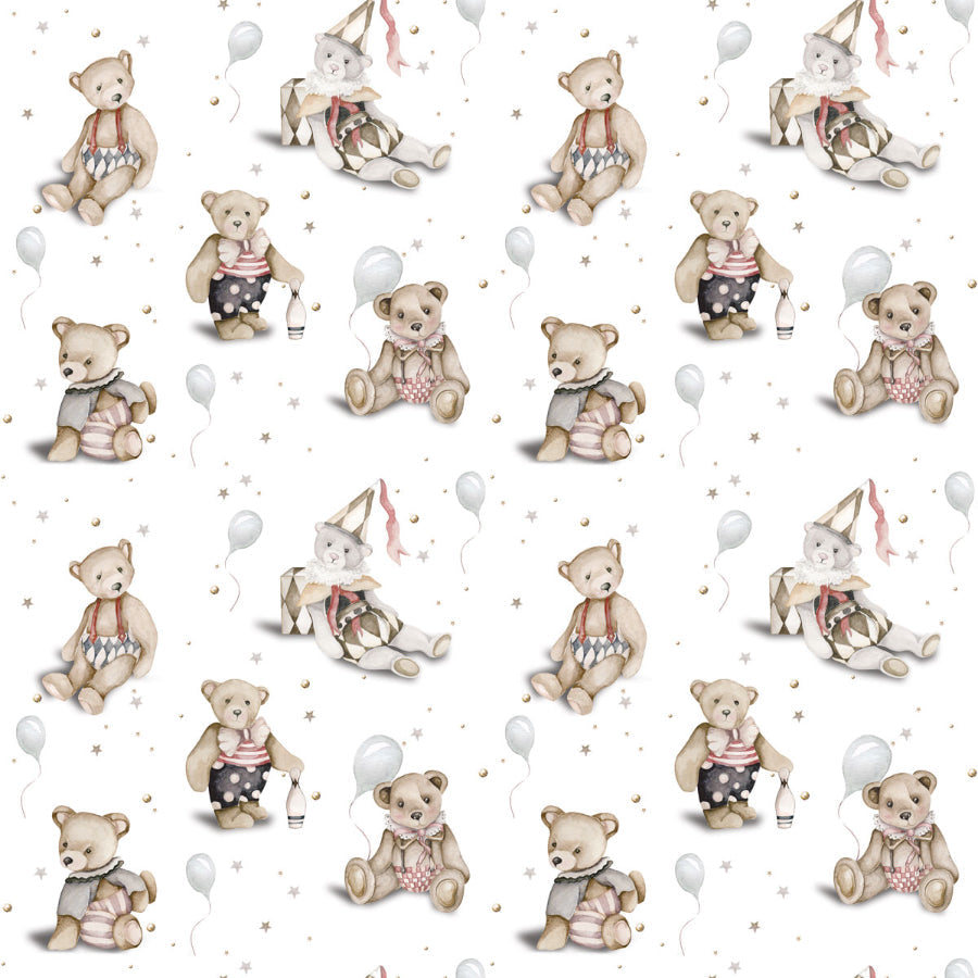 TEDDY Bear Small Wallpaper 50x280CM