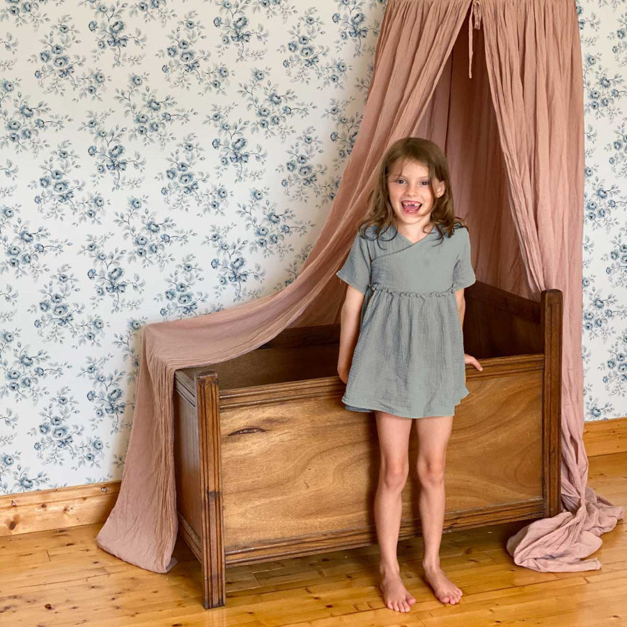 BLUE Roses Wallpaper 50x280CM