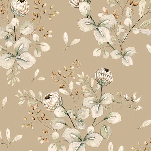 CLOVER Beige Wallpaper 100x280CM