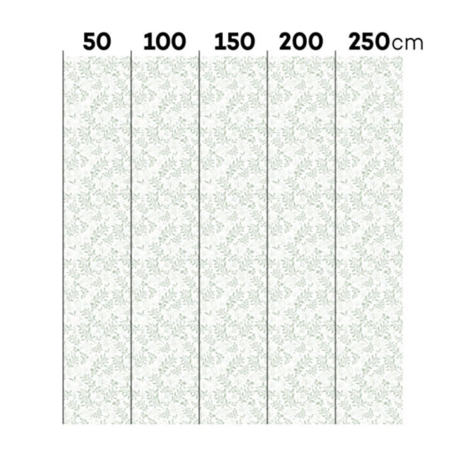 Subtle Flowers Green Wallpaper 50x280CM