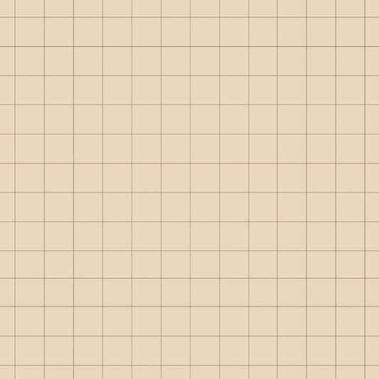 Check Pattern Small Ivory Wallpaper 50x280CM