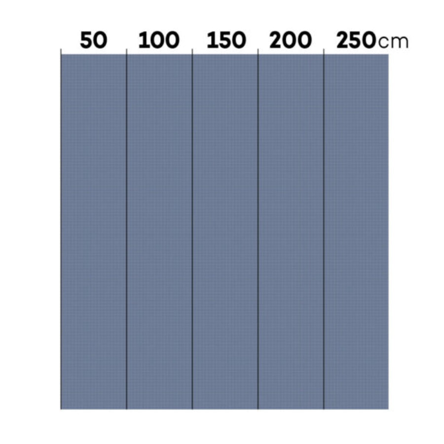 Check Pattern Small Dove Blue Wallpaper 50x280CM