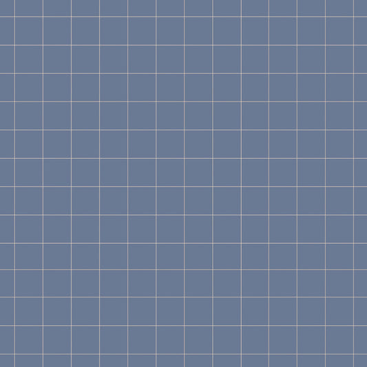 Check Pattern Small Dove Blue Wallpaper 50x280CM