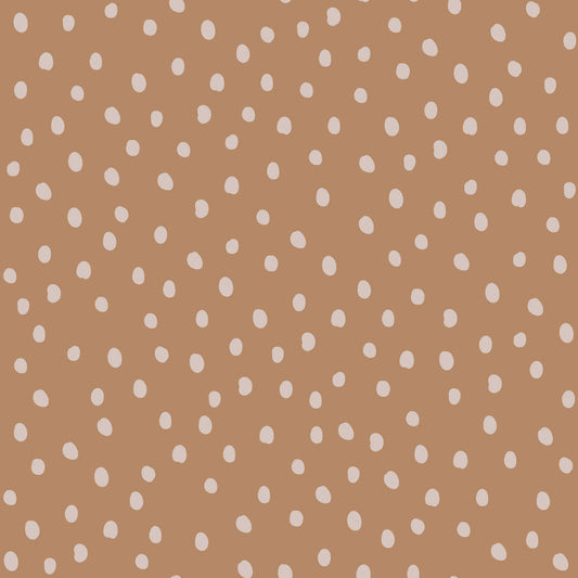 Irregular Dots Cinnamon Wallpaper 50x280CM