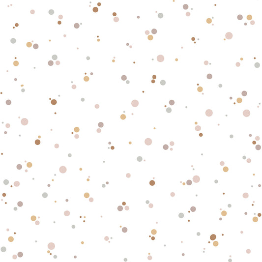 SIMPLE Dots Minimini Cinnamon Powder Pink Wallpaper