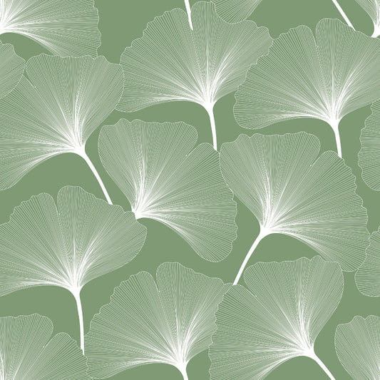GINGKO Green Wallpaper 100x280CM