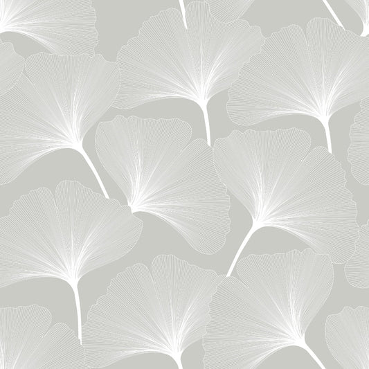 GINGKO Grey Wallpaper 100x280CM