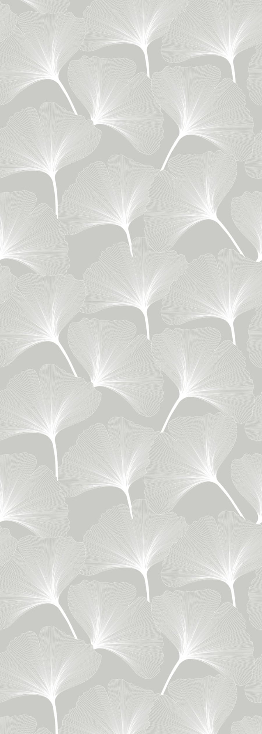 GINGKO Grey Wallpaper 100x280CM