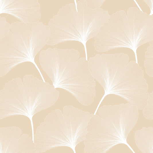 GINGKO Ivory Wallpaper 100x280CM