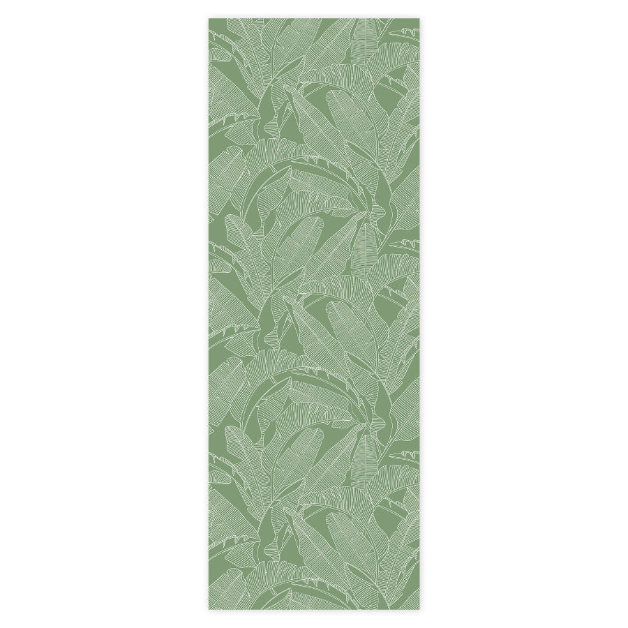 Papel pintado HOJAS DE PALMA Verde 100x280CM