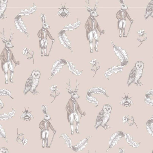 WONDERLAND Buchillustration Tapete 100x280CM